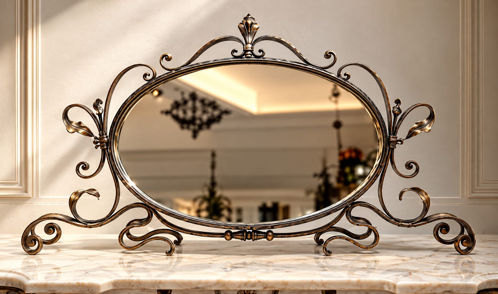 Classic ornamental mirror